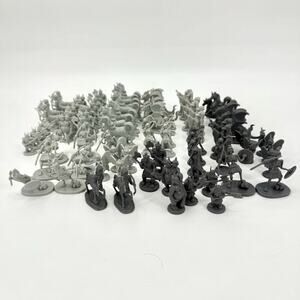 Lot Of 80 Wicked Duels Fantasy Creatures Wizards Ogres Fairies Plastic Figures